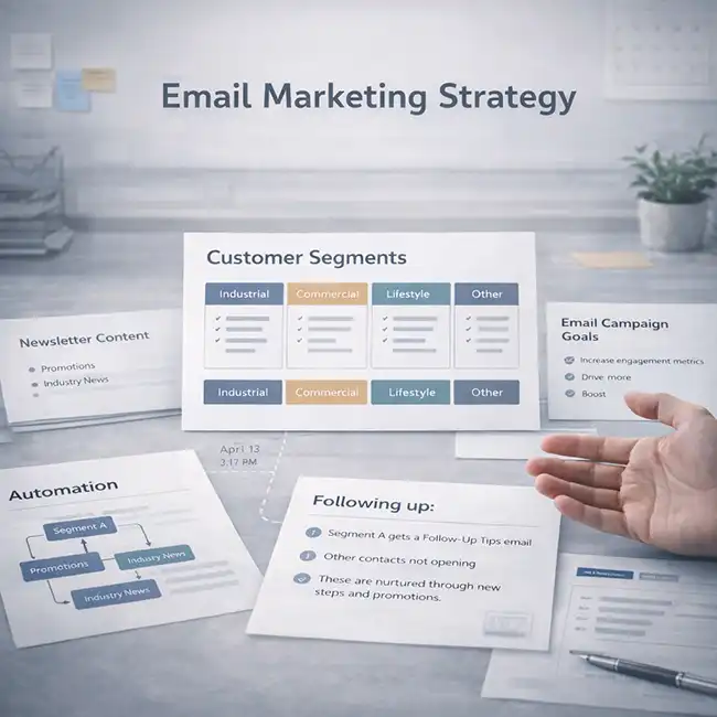 IndustrialSEO-Email-Strategy-Planning